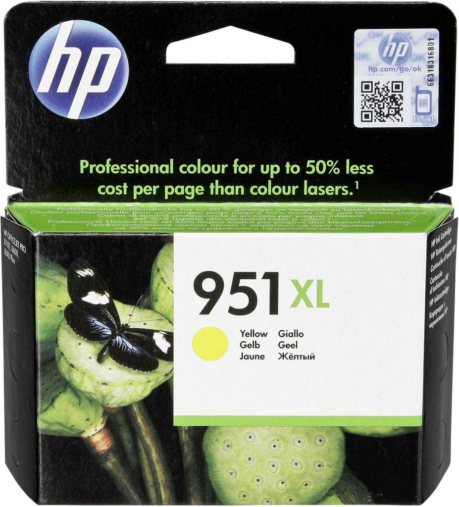 HP Nr 951 XL Druckerpatrone gelb (CN048AE)