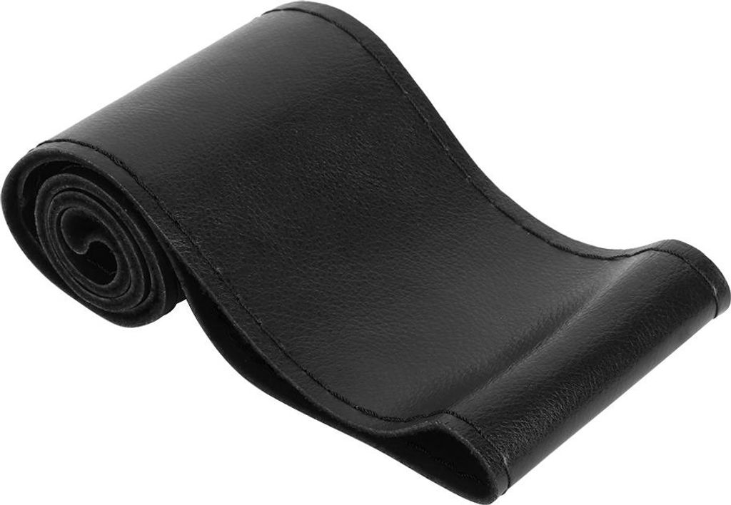 Leder Lenkradabdeckung Nadeln Faden Kit DIY Sideline Hand Nähen Auto Innenraum DekorationSchwarz