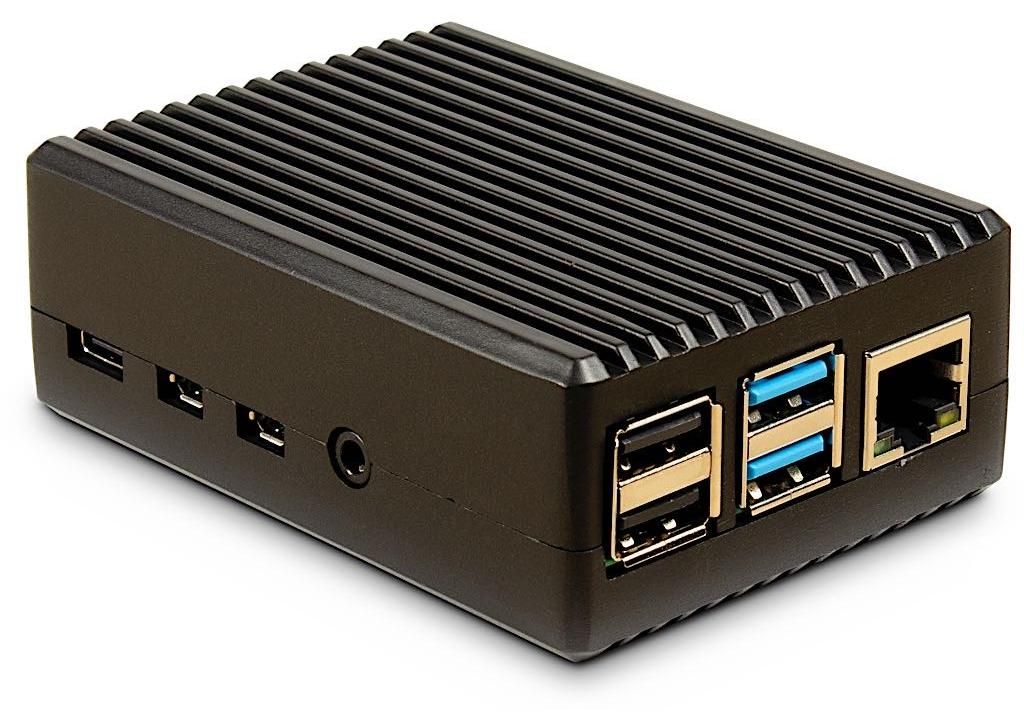 ODS-716 für Raspberry Pi 4B (schwarz, für Raspberry Pi 4 Modell B)
