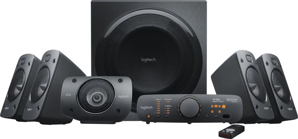 Logitech Z906 Kit Enceintes PC 5.1 idéal pour Gaming et Cinéma Maison