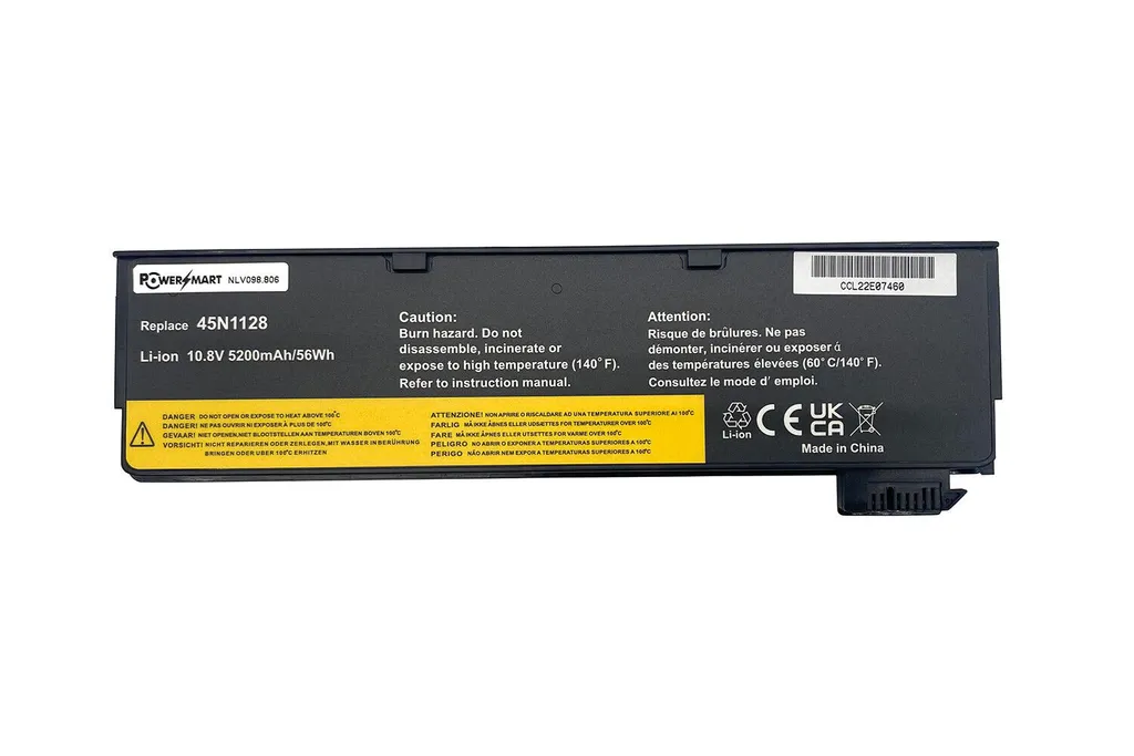 PowerSmart 5200mAh Akku per LENOVO ThinkPad T450S, ThinkPad T550, ThinkPad X240, - 3