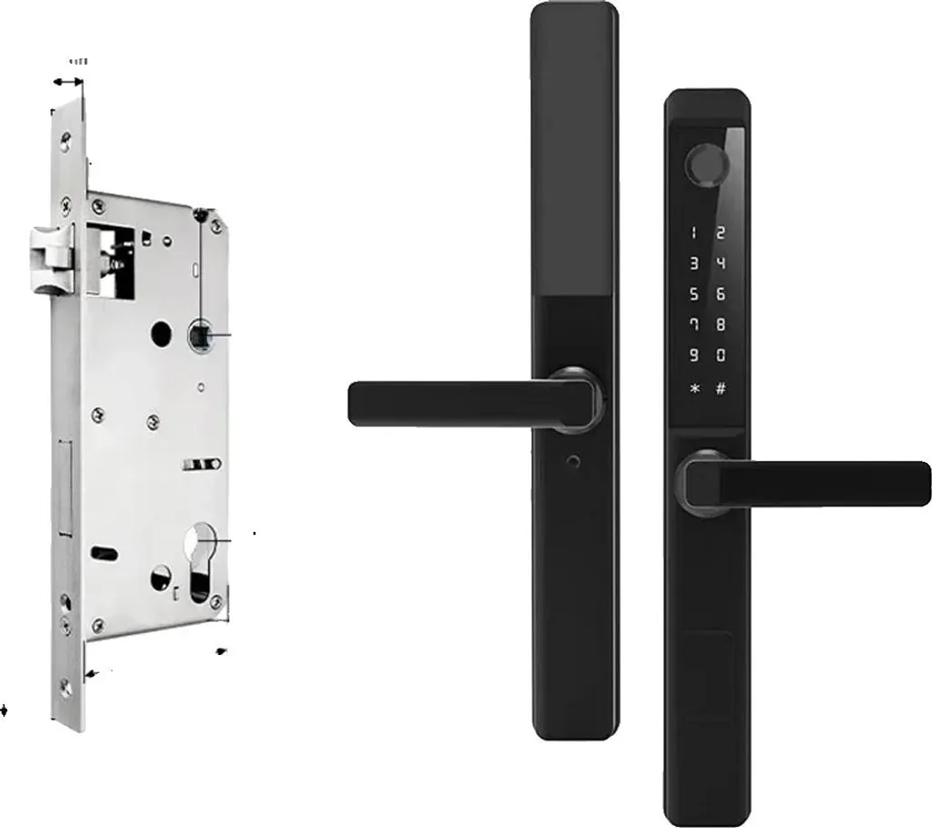 Contrôle d'Accès Bluetooth pour Porte Coulissante - Serrure 7085 24cm