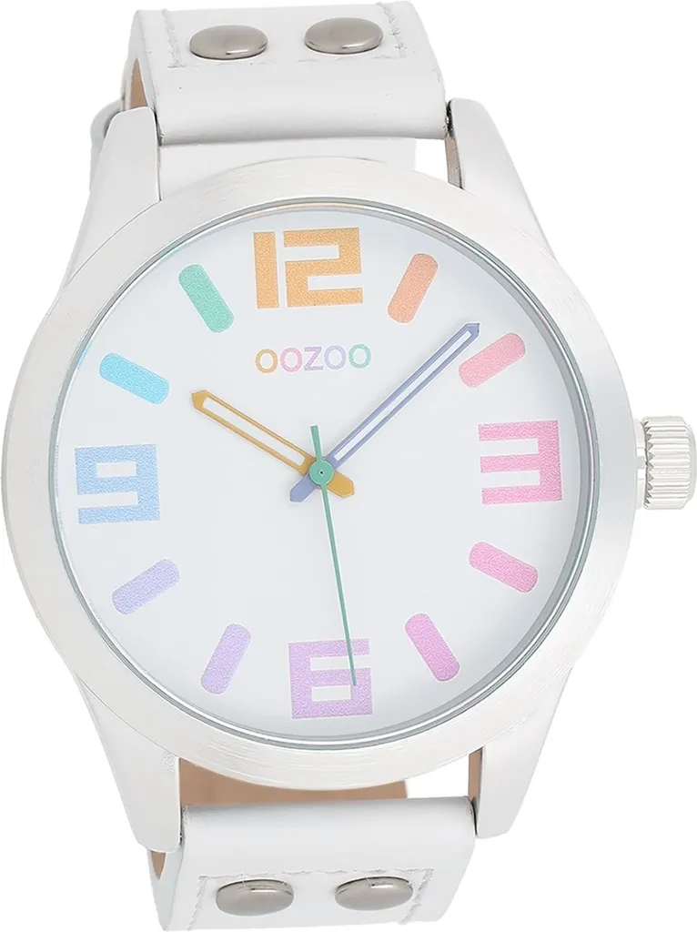 Regalo Donna: Orologio Oozoo Bianco D2UOC1085A in Pelle Originale