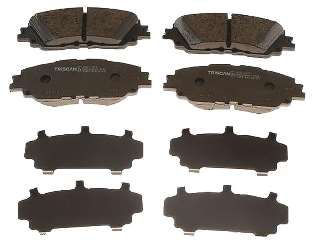 Bremsbelagsatz Scheibenbremse 16,5 mm TRISCAN für u.a. LEXUS UX