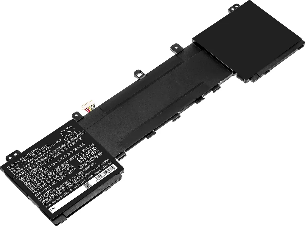 TECHTEK Batteria notebook compatibile con [Asus] 5500VE, UX550GD, UX550GD-1C, UX550GDX, UX550GDX-1C, UX550GE, UX550GE-1C, UX550GEX, UX550GEX-1C, ZenB