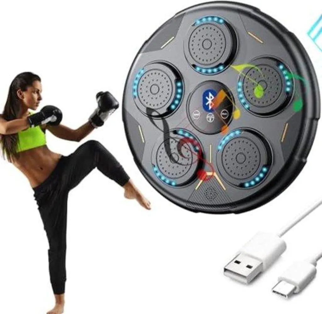 Sac de boxe léger 2 kg pour adulte idéal cardio et réflexes en noir
