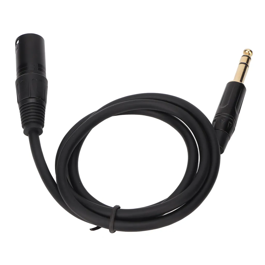 6.cavo da 35 mm a XLR, cavo da 6,35 mm maschio a XLR maschio, cavo da 1/4 di pollice maschio a XLR maschio, cavo da 1/4 di pollice a XLR bilanciato, cavo microfonico stereo da 6,35 mm a XLR, cavo audio da 6,35 mm a XLR - 6