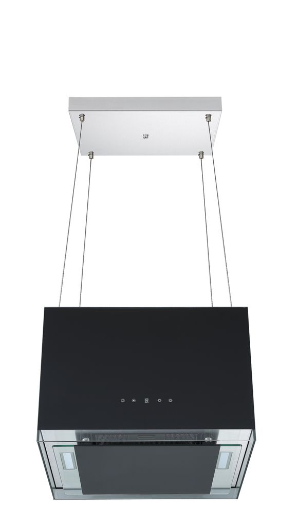 Respekta Inselhaube Centa, mit schwarzer Glasfront, 50 cm Produktbild 
