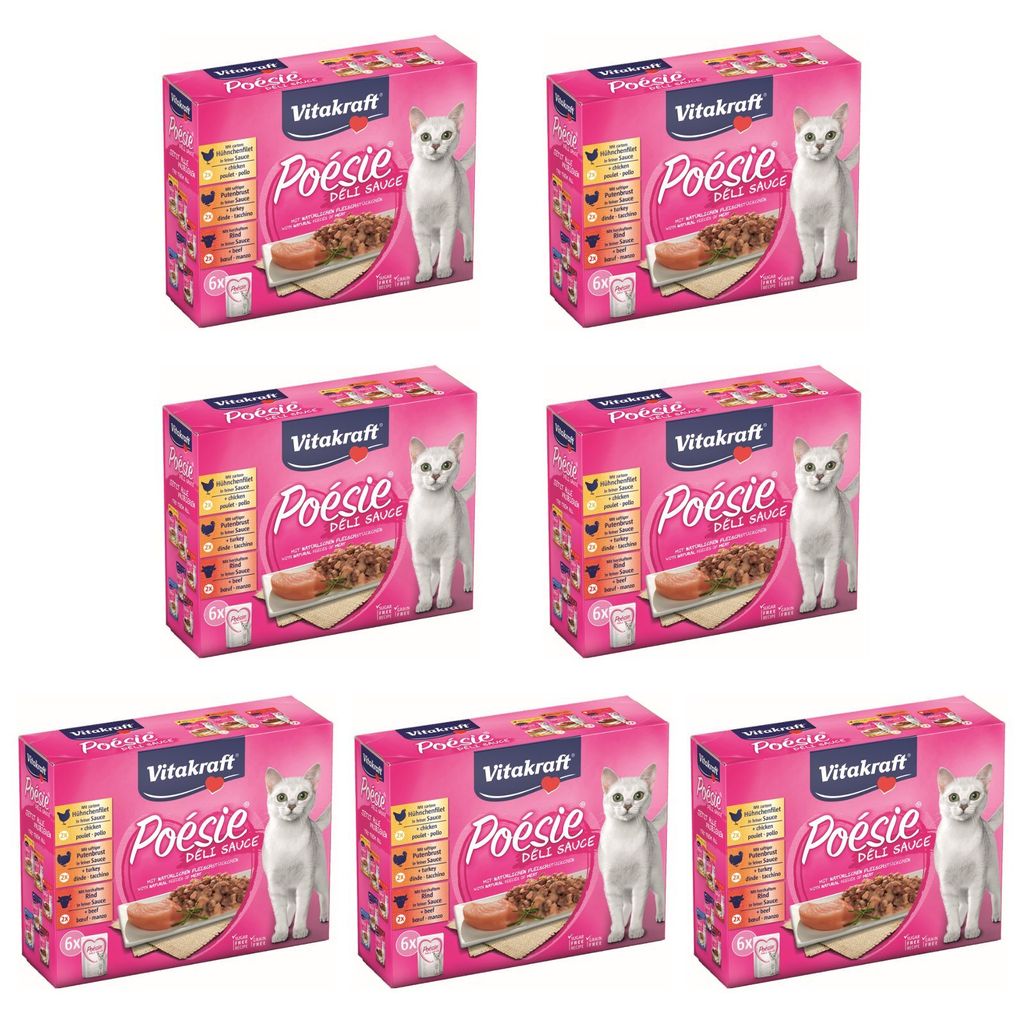 Vitakraft karma dla kotów Poesie DeliSauce, multipack Zdjęcie produktu 
