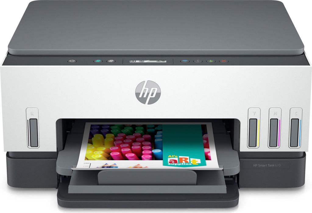 HP Smart Tank 670 All-in-One  Farbe  Drucker für Home und Produktbild 
