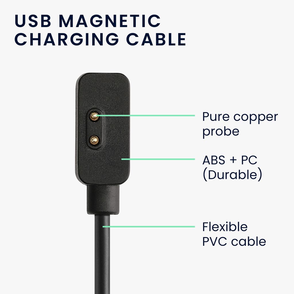 kwmobile USB Kabel Charger kompatibel mit Xiaomi Mi Band 7 Produktbild 5