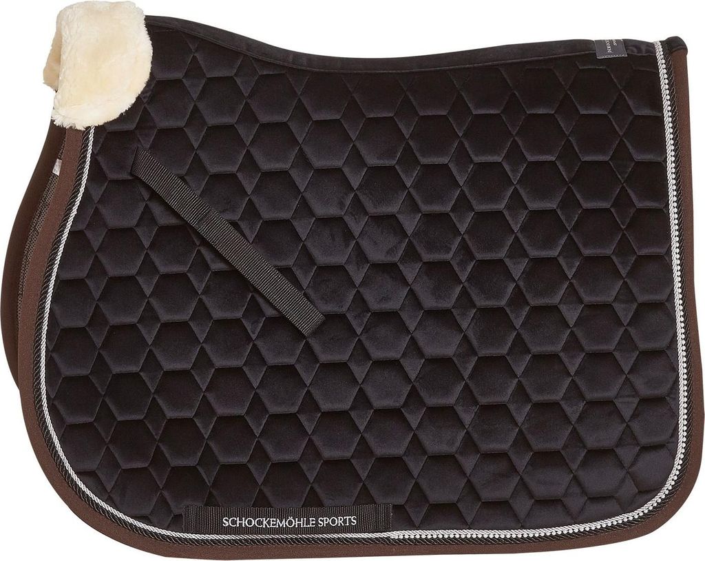 Schockemöhle SPORTS Schabracke " SCH_NEW MAGIC PAD " Form - Dressur Farbe - graphit