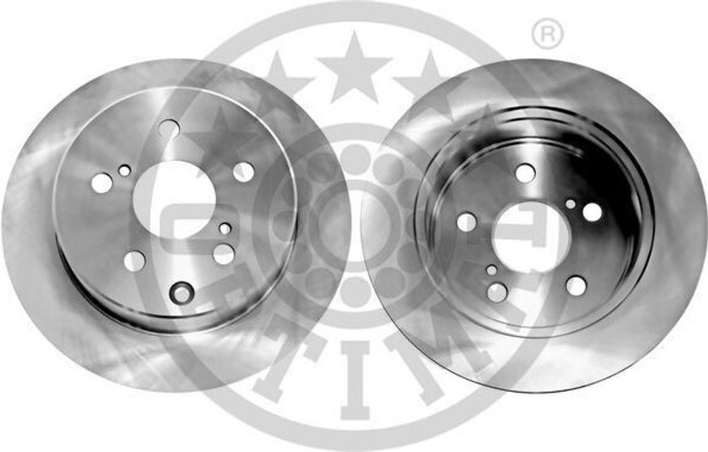 2x OPTIMAL Bremsscheibe BS-8860C hinten für TOYOTA AVENSIS Kombi (T25) 59 2mm