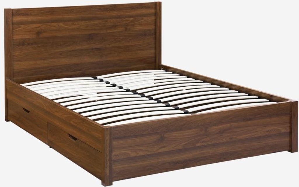 sweeek - Bett mit Lattenrost und Kopfteil 160 x 200 cm + 4 Produktbild 