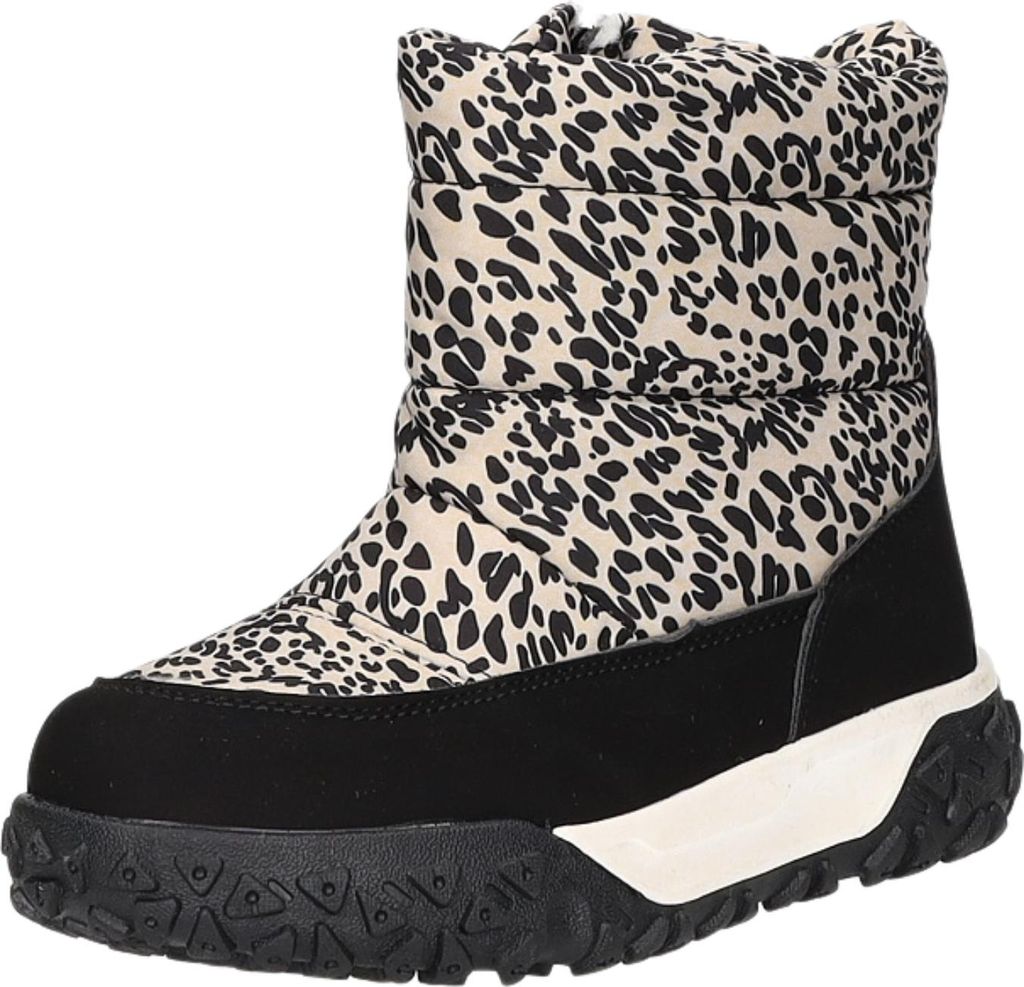 girlZ onlY Kinder-Mädchen-Outdoor-Allwetterstiefel Schwarz-Weiß-Beige, Farbe:schwarz, EU Größe:31
