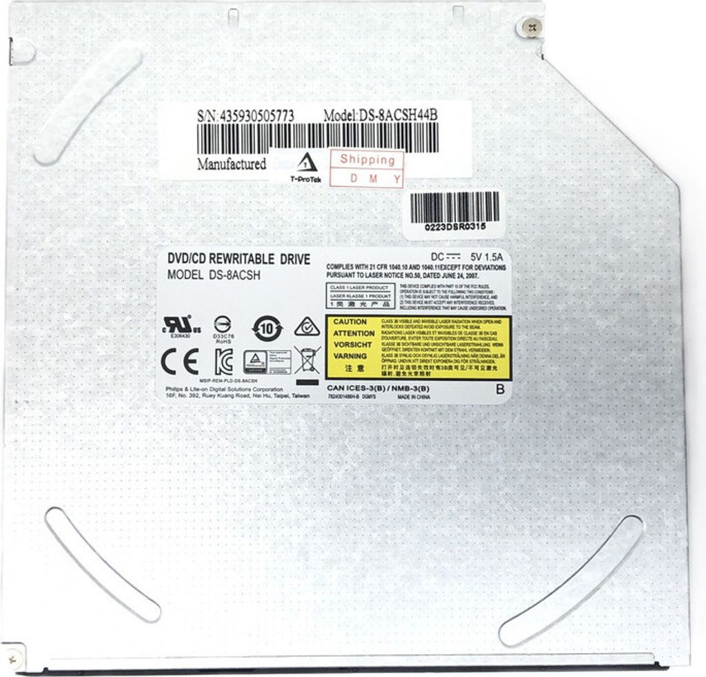 Super Multi DVD/CD Rewriter Slim SATA Laufwerk Brenner kompatibel für HP ProBook 4340s (H4R53EA)