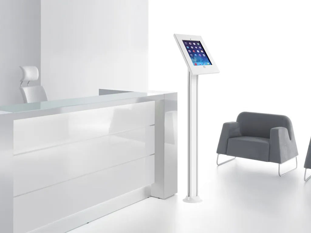 Support de Sol Antivol pour Tablette avec Coque de Sécurité Verrouillable
