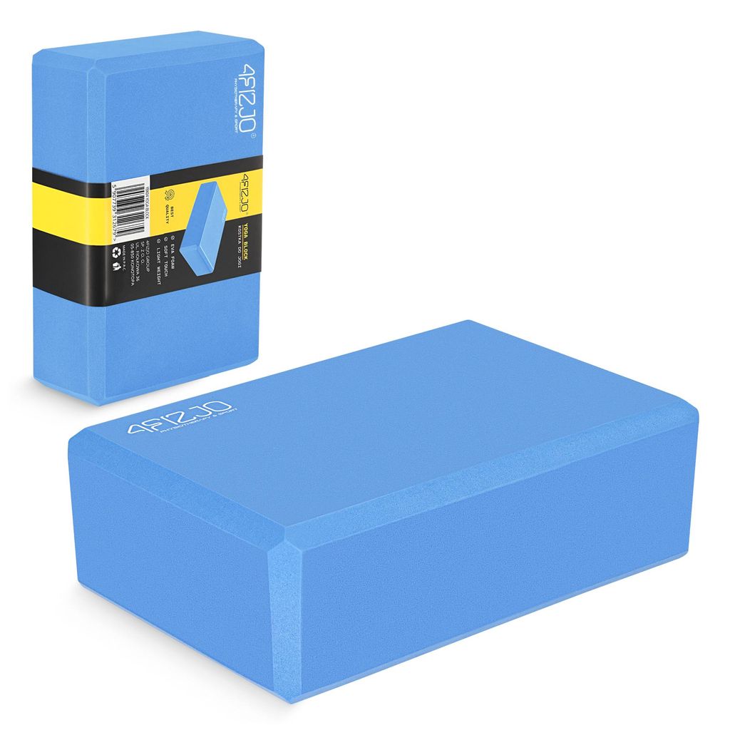 Bloque de yoga azul claro hecho de espuma EVA Imagen del producto 