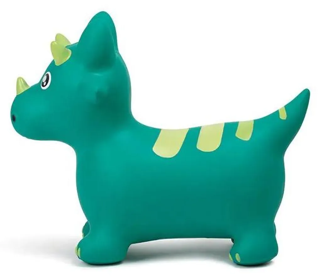EurekaKids Skippy Dino : Jouet Sauteur Dinosaure Vert pour Enfant 2 Ans