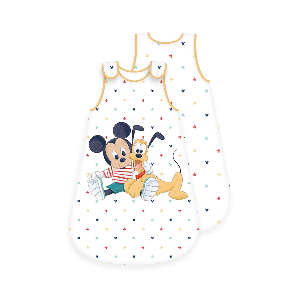 Baby Schlafsack Disney Mickey Mouse 90 x 45 cm von 6 bis 18 Monate waschbar 