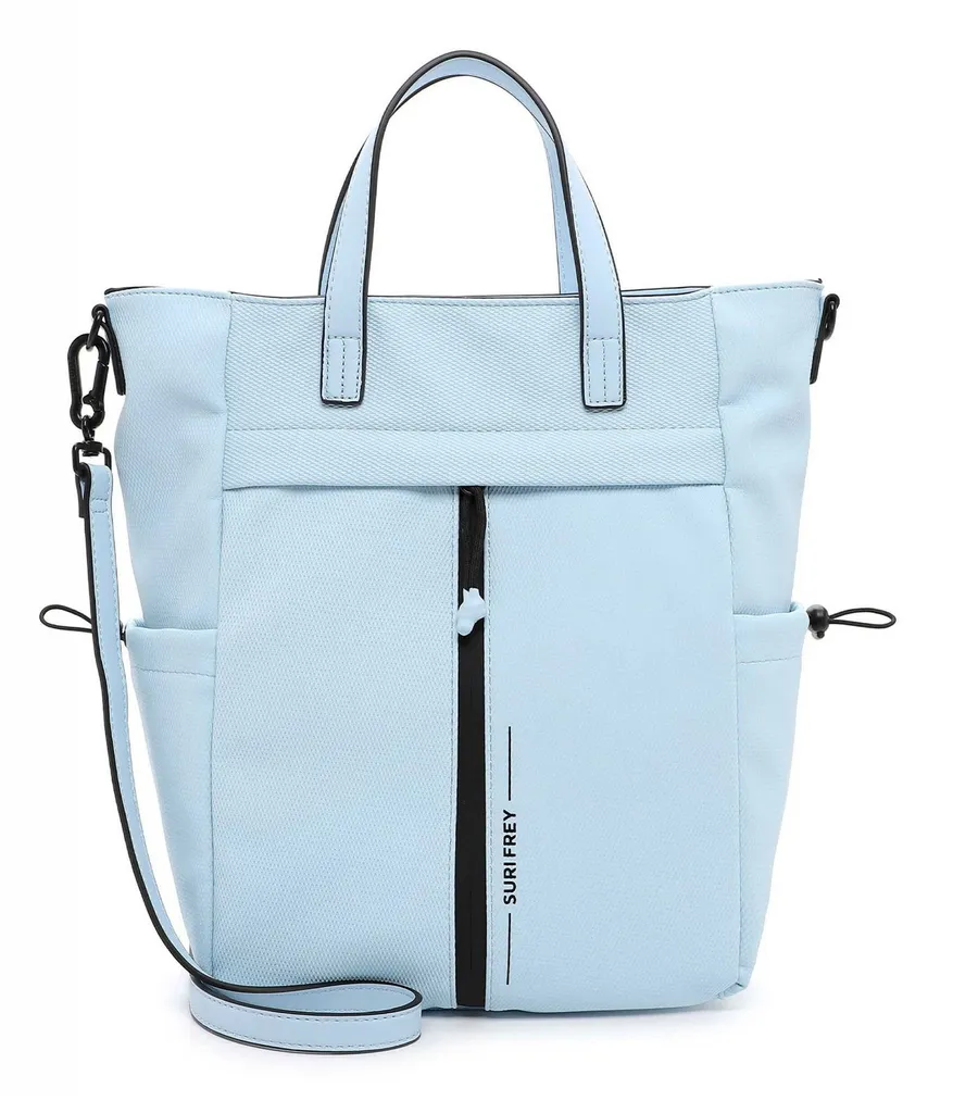 Grand sac à main cabas SURI FREY SFY Cindy bleu ciel pour femme