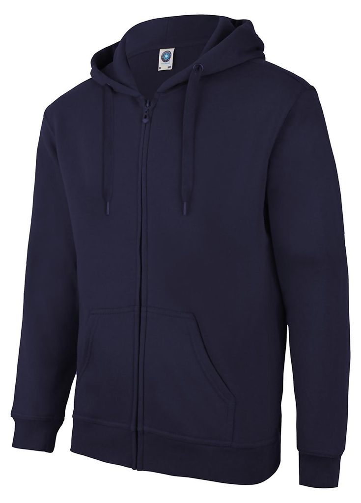 Starworld - Hoodie mit durchgehendem Reißverschluss für Herren LT4112 (L) (Marineblau)