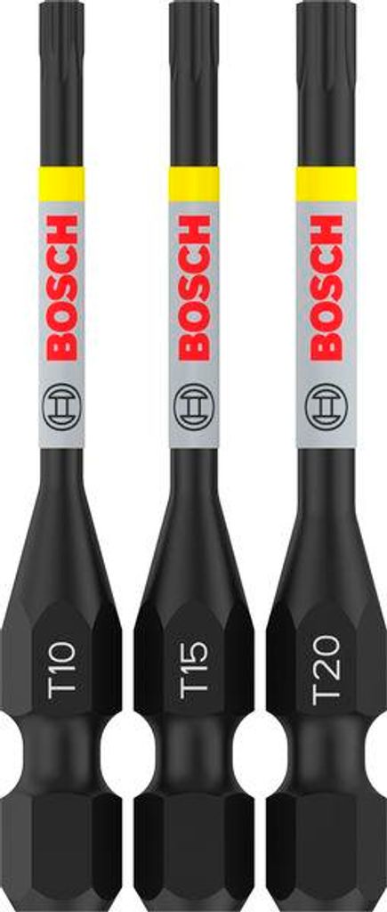 PRO Torx Impact Bit Set, T10, T15, T20, 55 mm, 3-tlg.