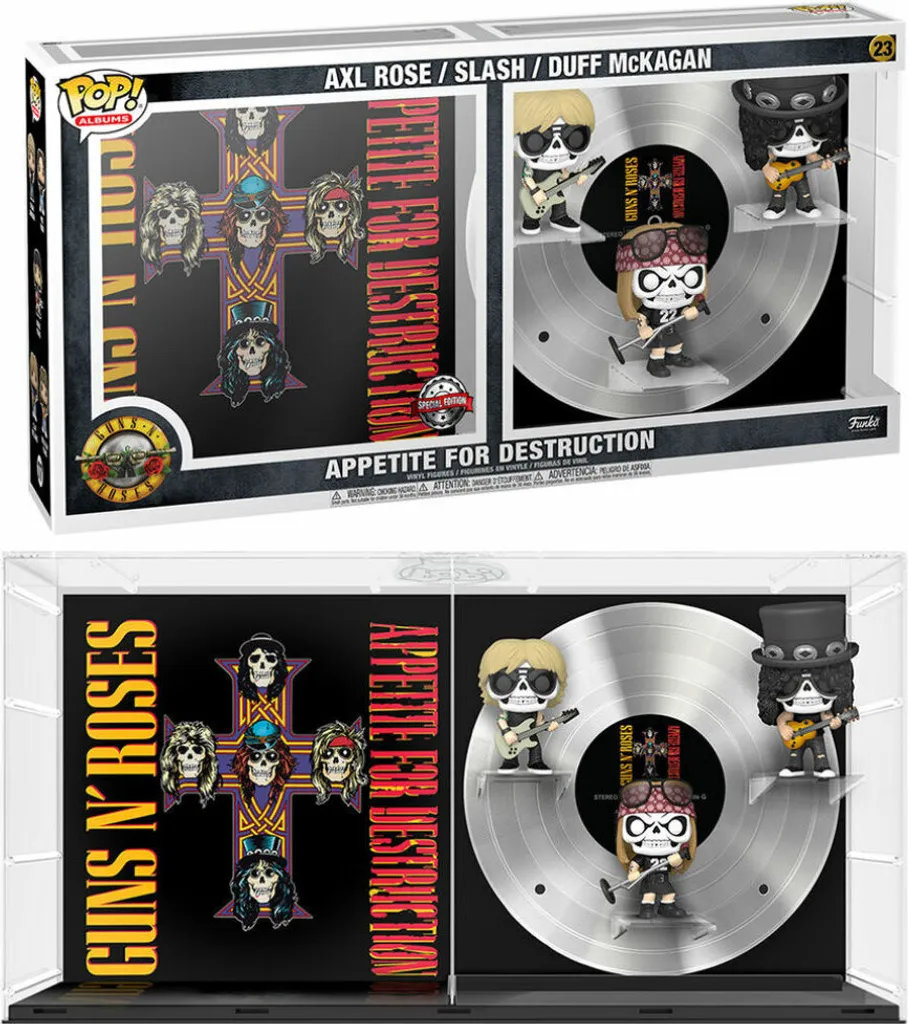 Pop! Guns N' Roses Appetite For Destruction Album avec Boîtier Rigide