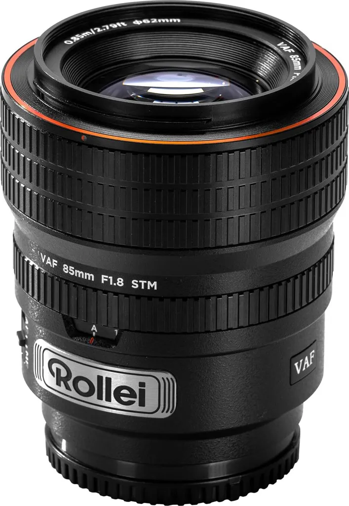Objectif Rollei 85mm AF f/1.8 FE avec Autofocus Rapide et Bokeh Doux
