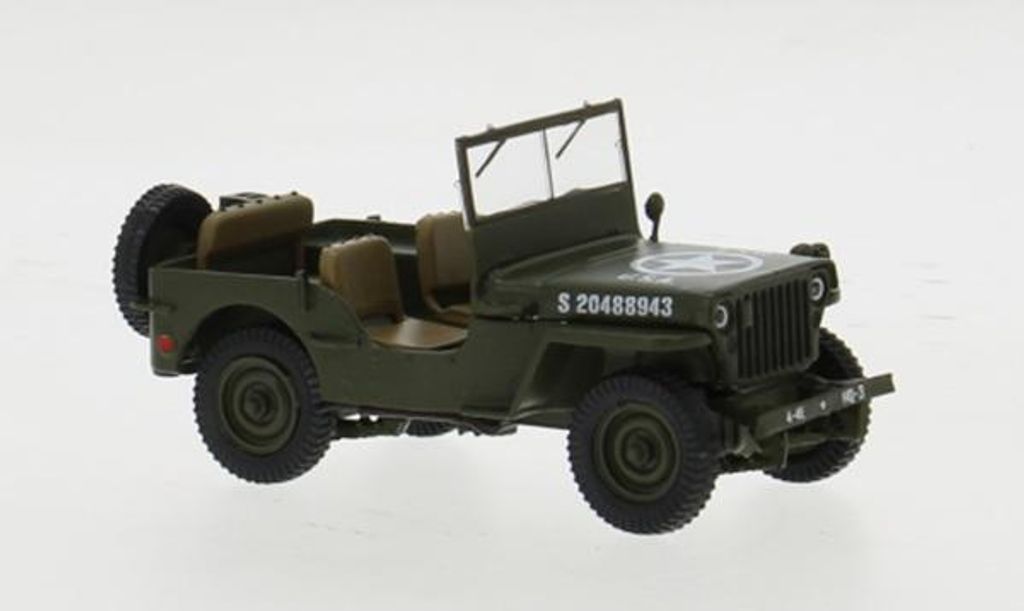 Ixo Models CLC567 Willys MB Jeep US-Army 1943 verde oliva Immagine del prodotto 