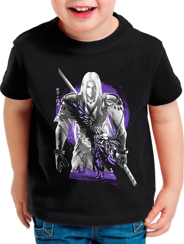 style3 Winged Angel Kinder T-Shirt anime cloud chocobo sephiroth