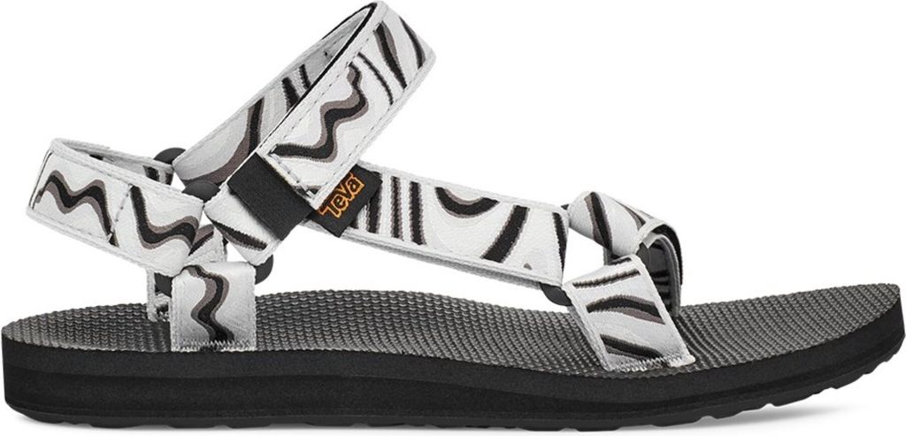 Teva Orig al Universal Tie Dye Frauen Vegan Haken Und Schleife Riemen Sandale Schwarz Weiß – undefined / Schwarz-Weiss