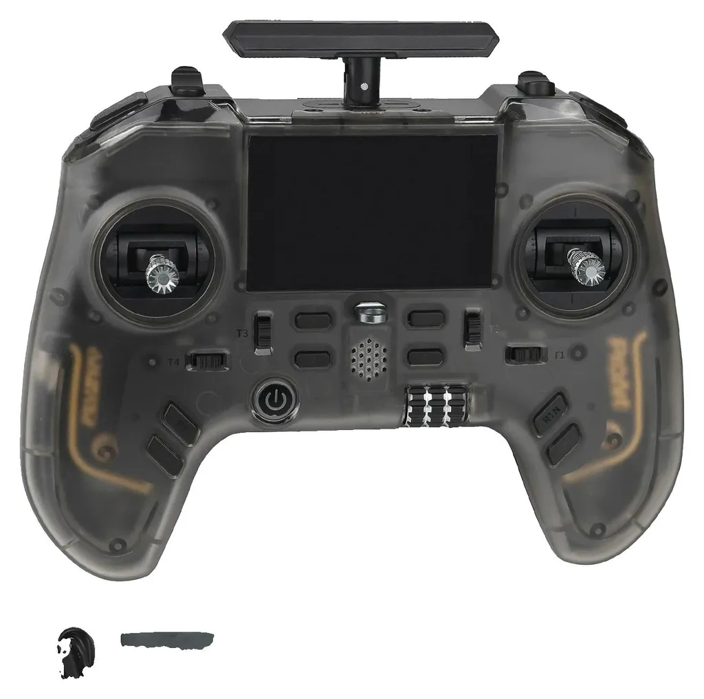 Émetteur RC programmable noir, fini les erreurs de réglage avec l'écran IPS