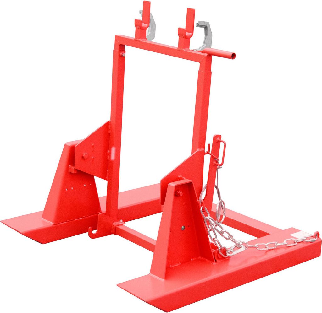 Bauer Mülltonnen-Kipper MK 240 mit Gabelzinkenaufnahme, 1x240l, Feuerrot