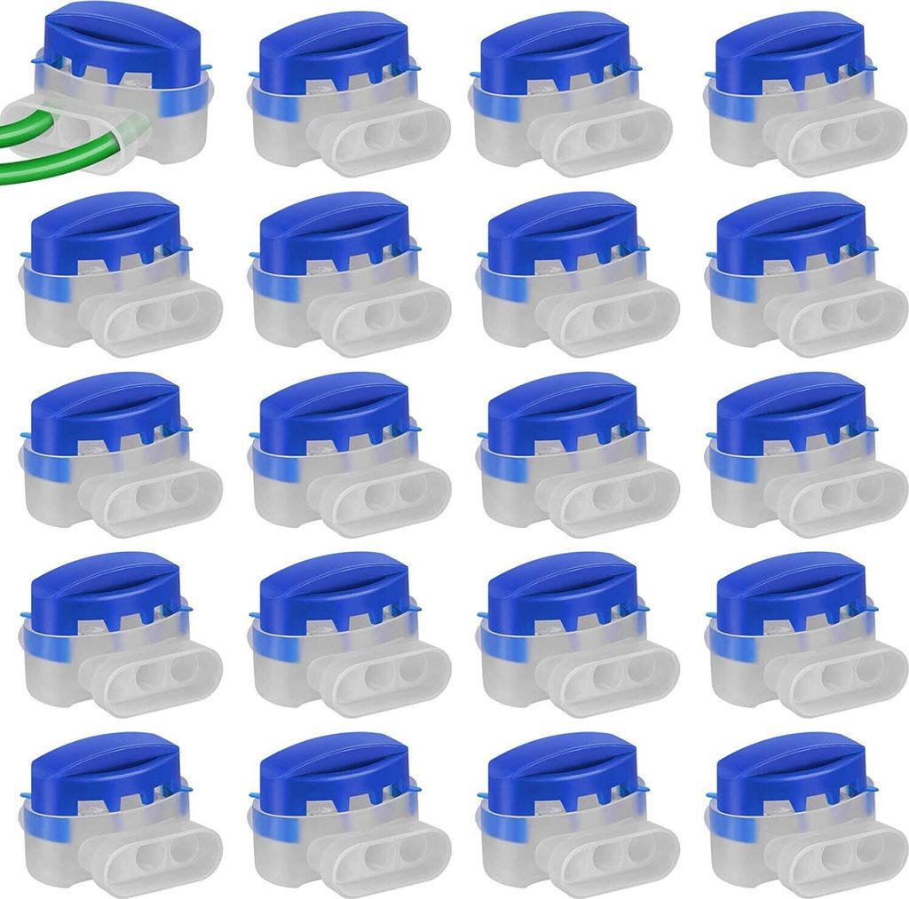 Kabelverbinder, 20 Stücke Kabelverbinder for Mähroboter Rasenroboter Rasenmäher Automower 314 Wasserdicht Kabelklemmen Anschlussklemmen Kabel Ve...