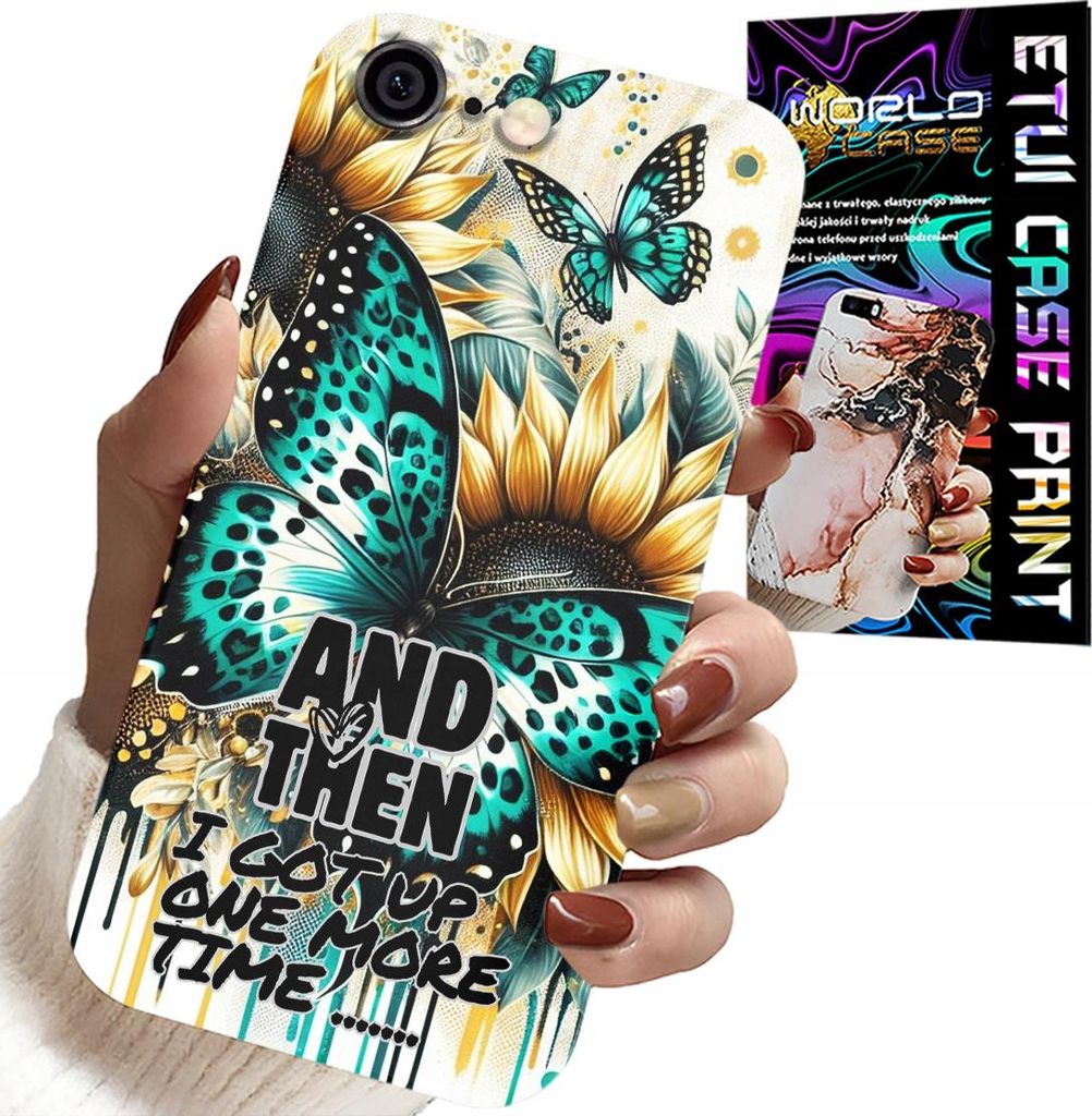 Hülle Für Iphone 6 / 6S - Und Dann Bin Ich Aufgestanden, Feminine Muster + Folie