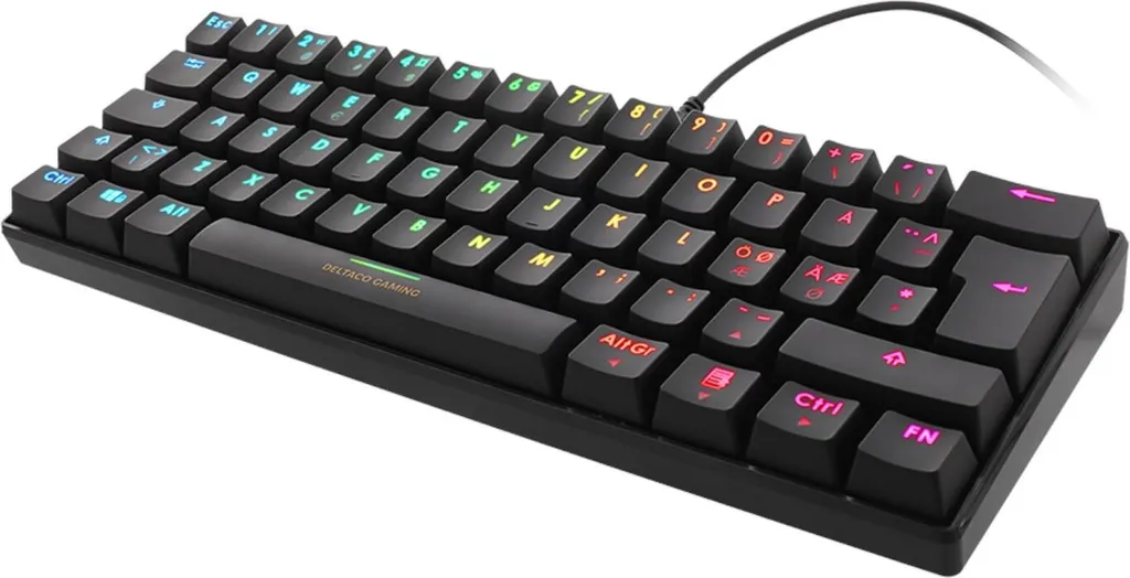 Clavier mécanique gaming 60% noir idéal pour gagner de la place bureau