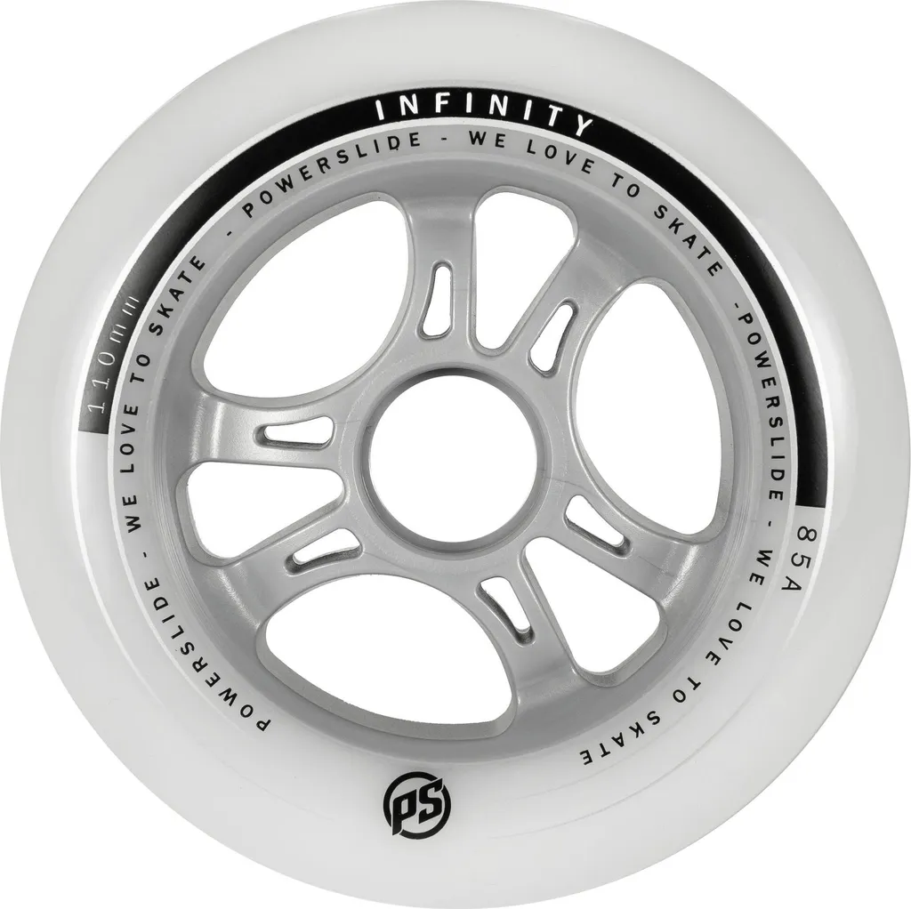 Roues Powerslide Infinity 110mm 85A - Pack de 4 pour Roller Vitesse