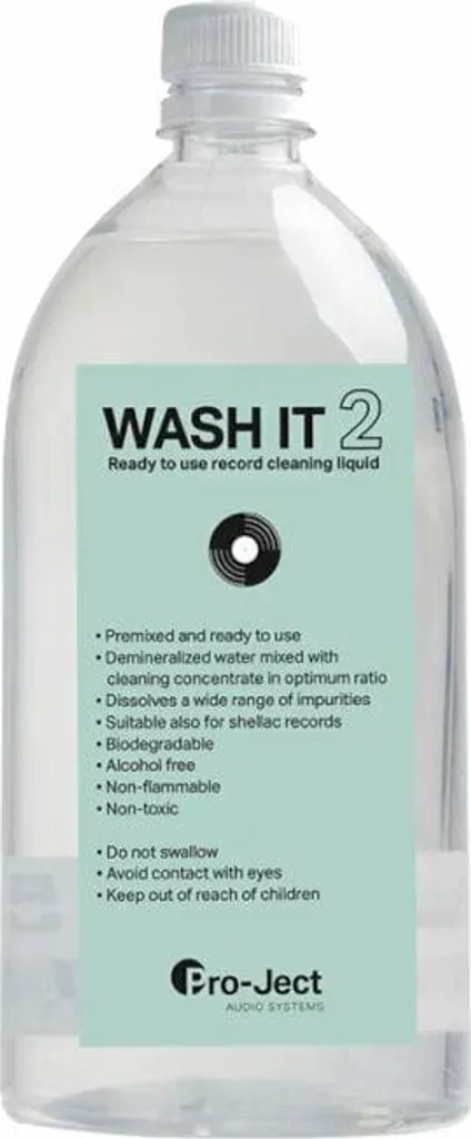 Pro-Ject Wash it 2 - Solution Lavage Vinyles pour Son Haute Fidélité 1L