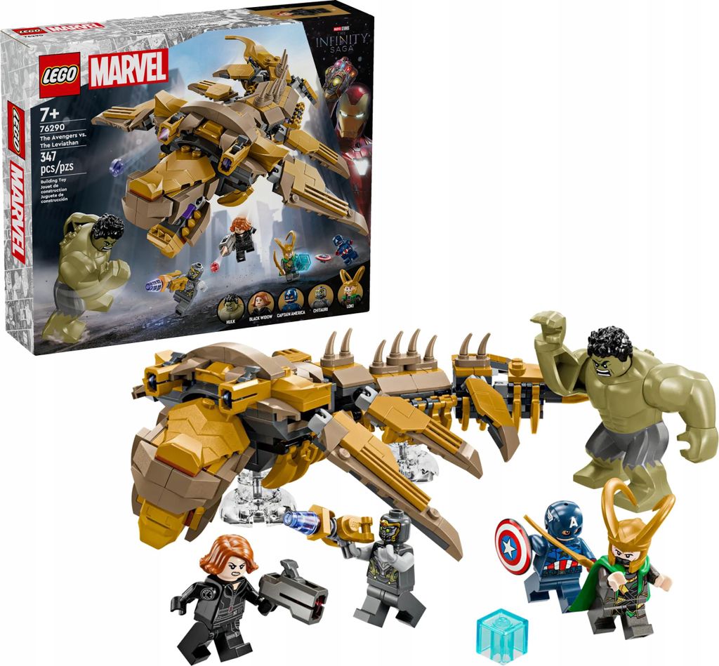 LEGO Marvel Avengers vs. Leviathan, Bauspielzeug, Set mit Produktbild 