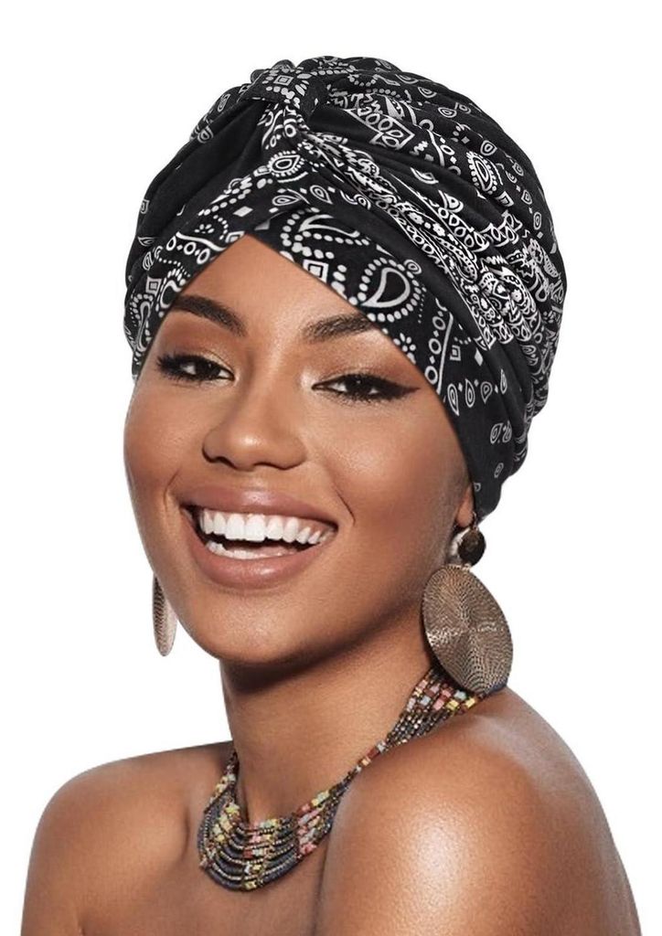Damen Turban Geflochten Kopfbedeckung Chemo Kappe Produktbild 