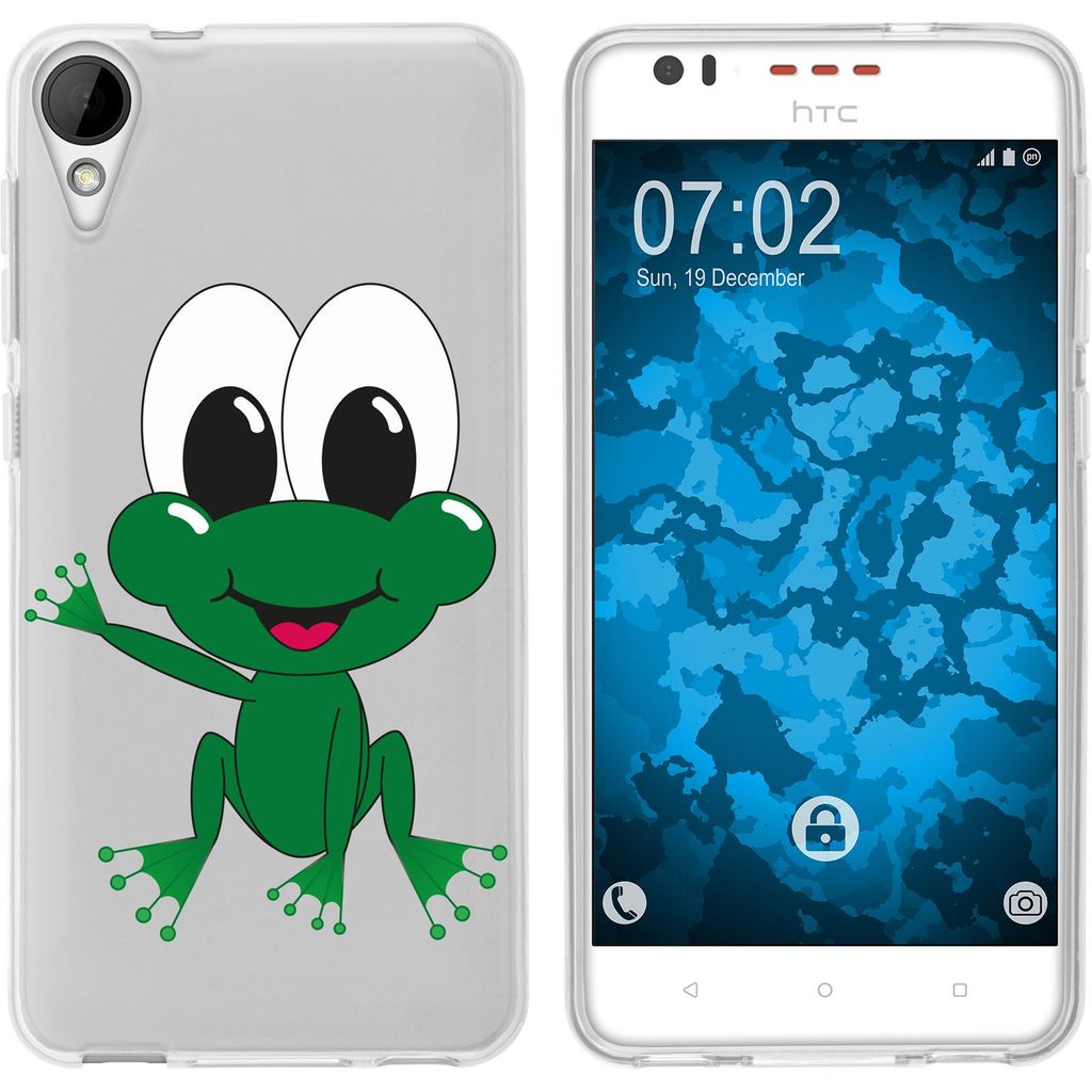 PhoneNatic Case kompatibel mit HTC Desire 825 Silikon-Hülle Cutiemals M2