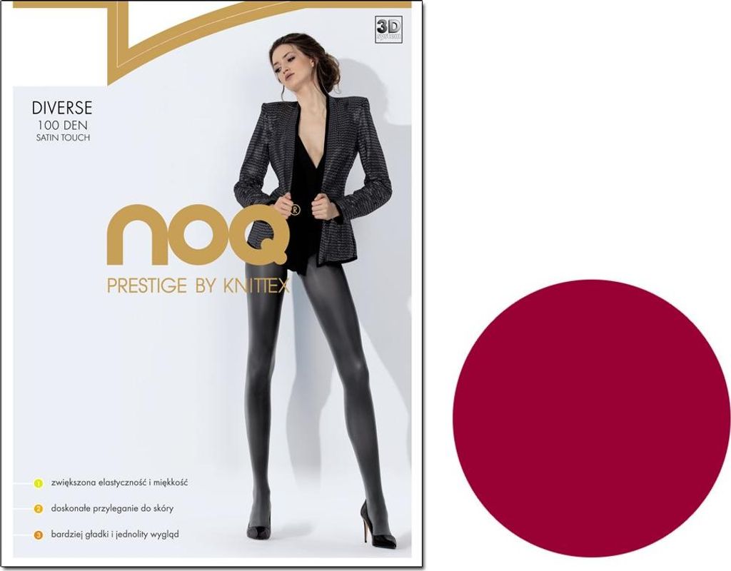 Glitzernde, blickdichte Strumpfhose 100 den 4 Bordeaux
