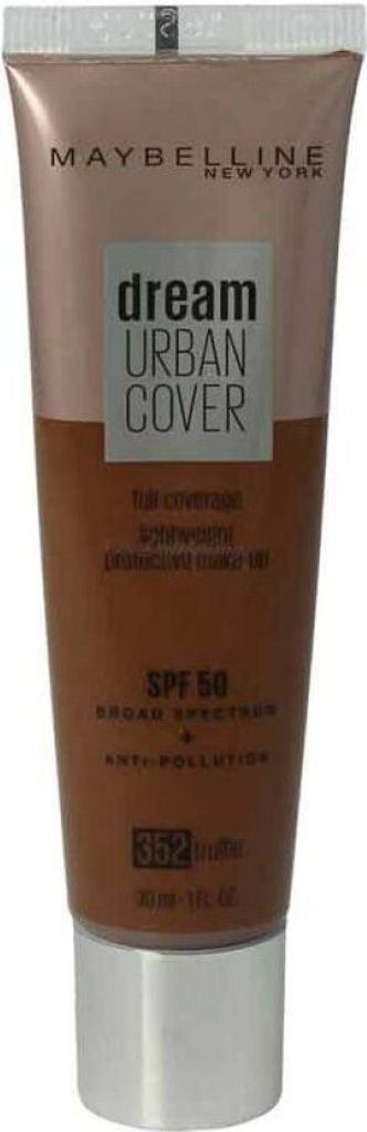 Maybelline, Dream Urban Cover, Full Cover, Cream Foundation, 352, Truffle, SPF 50, 30 ml
