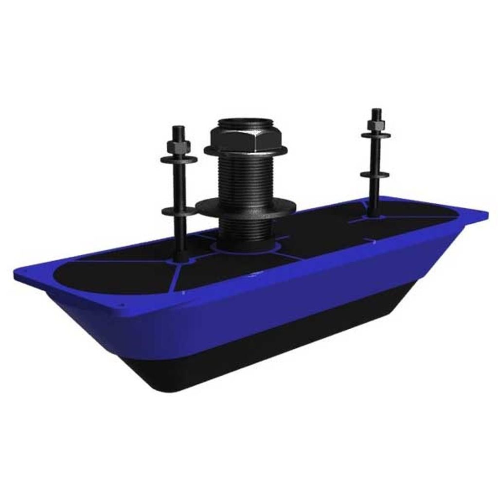 Lowrance Structurescan 3d Thru Hull Single Stainless Steel One Size