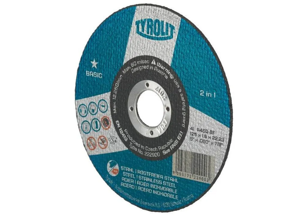 Disco da taglio per Metallo TYROLIT Basic 178 mm | Extra Sottile 1.6 - 3