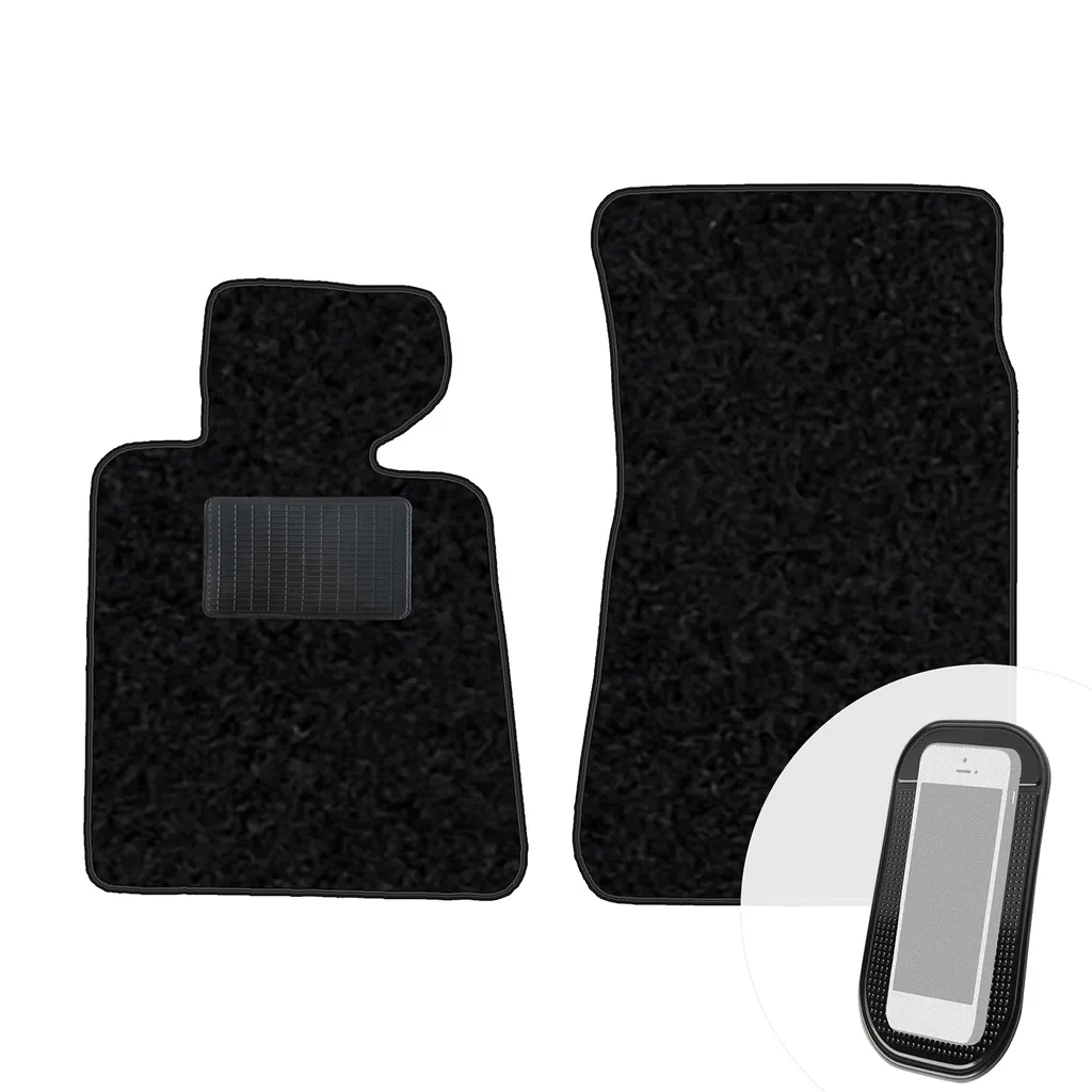 Tappetini Neri moto-MOLTICO per BMW Serie 3 E30 (1982-1994) Velours