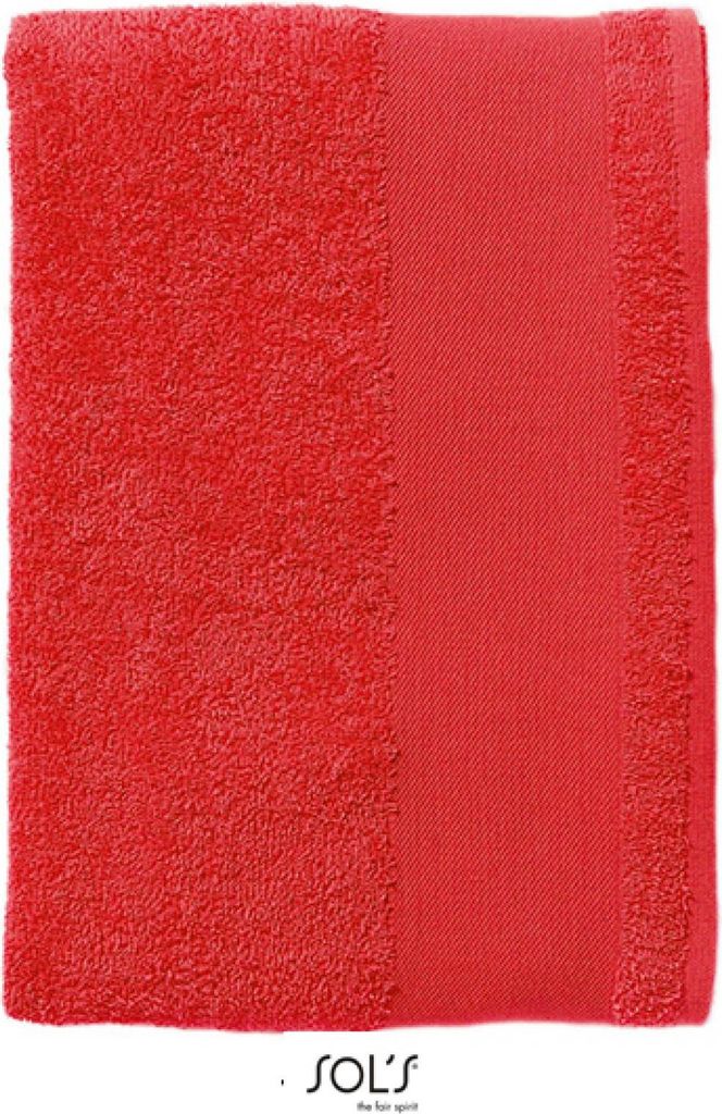 SOLs 89002 | Bath Sheet Island | 100 x 150 cm - Farbe: Red - Größe: 100 x 150 cm