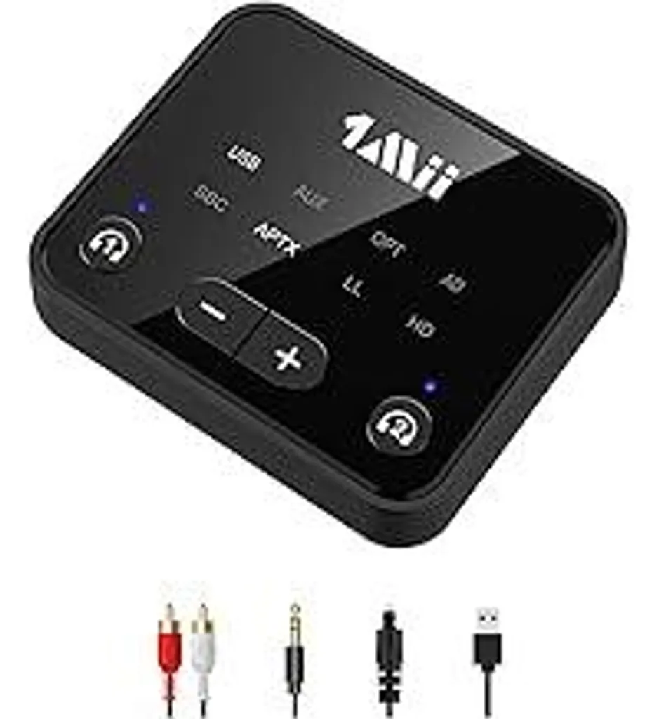 1Mii B06T6 Trasmettitore Bluetooth 5.3 TV: Audio HD Senza Ritardi