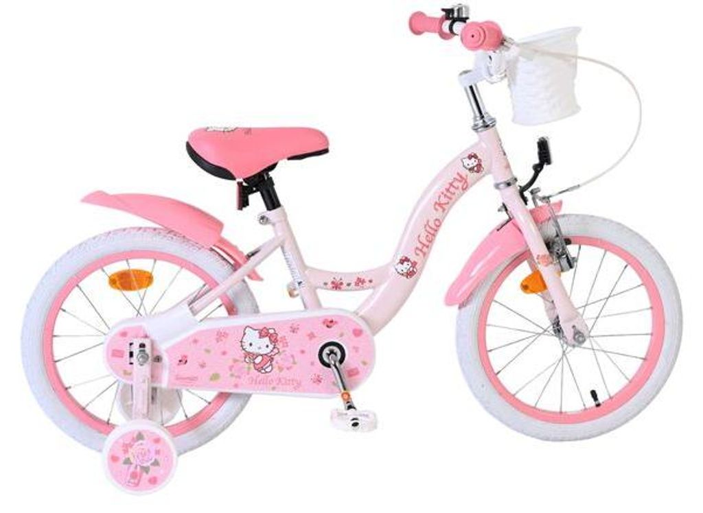 Hello Kitty Kinderfahrrad - Mädchen - 16 Zoll - Rosa Produktbild 